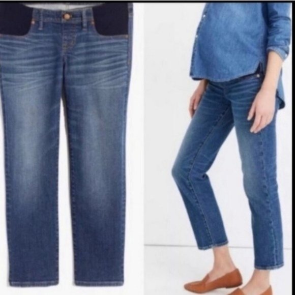 Madewell Denim - Madewell maternity classic straight jeans 23